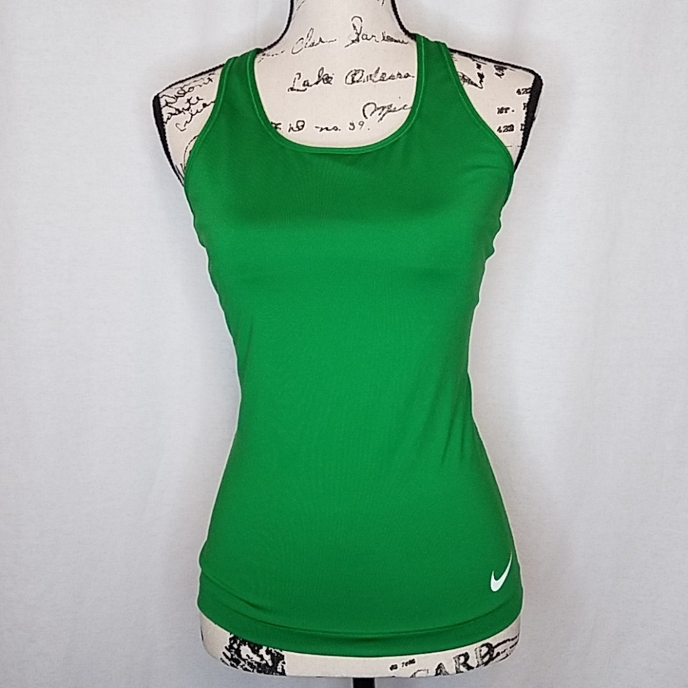Nike Pro T strap tank with bralette size medium